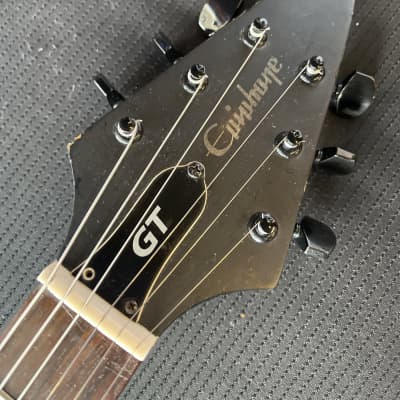 Epiphone Explorer GT Worn Black | Reverb