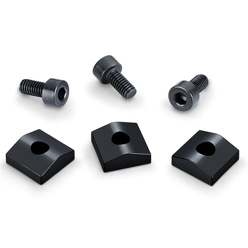 Allparts Nut Blocks for Floyd Rose / Schaller Locking Nuts (Pack of 3) - Black image 1