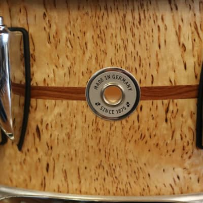 Sonor 13x 5.75" Benny Greb Signature Beech Snare Drum with Teardrop Lugs and Bubinga Inlay image 13