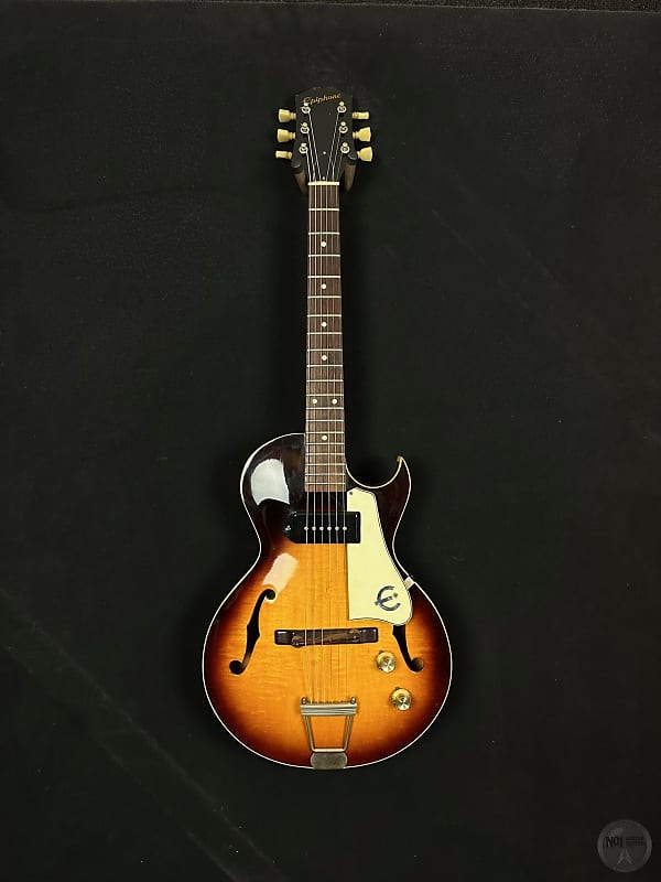 Epiphone Sorrento 3/4 E452 T from 1962 in sunburst finish with case image 1