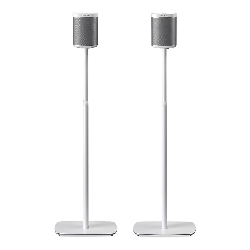 Flexson: Adjustable Floor Stand For Sonos 1 And Play 1 - White (Pair) (AAV-FLXS1AFS2011) image 1