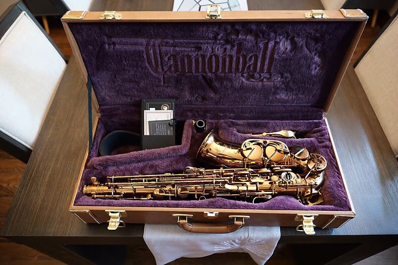 Cannonball AVR EL Vintage Reborn Alto Sax Gold Lacquer Reverb