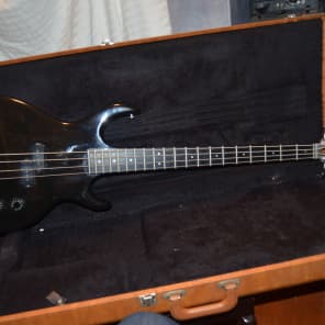 Kramer stagemaster bass guitar 1980's black image 2