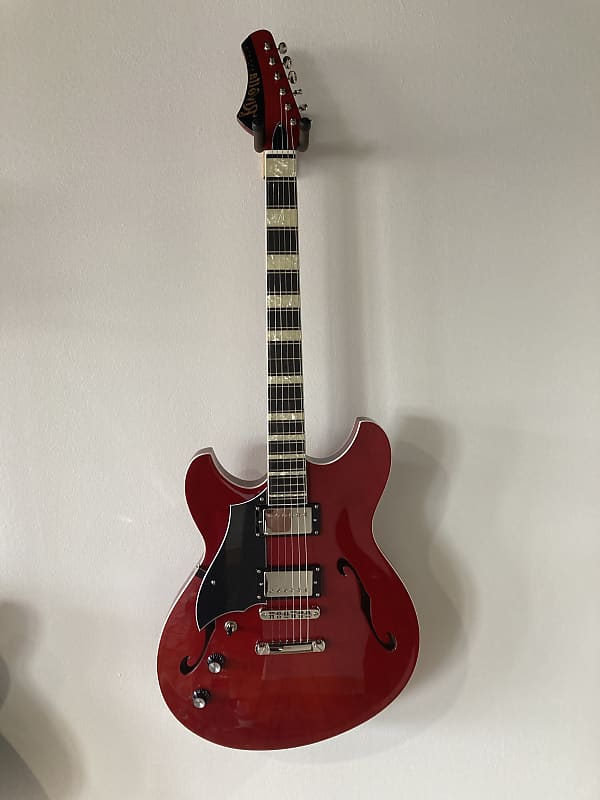 Rivolta Regata VII LH Double Bound Body Maple Top Set Mahogany Neck 6-String Electric Guitar w/Premium Soft Case For Left Handed Players image 1