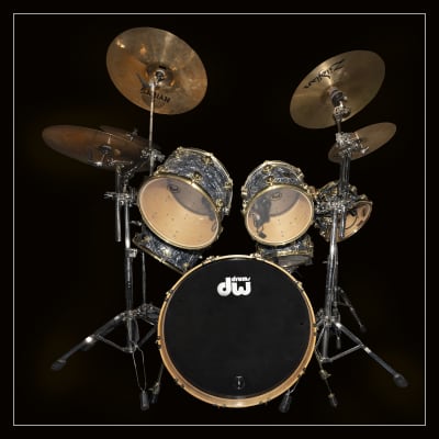 DW Collector's Series Drum Set 2000 Abalone Shell Wrap / Maple Drums image 1