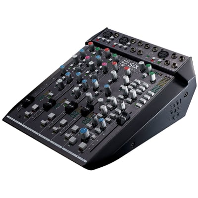 SSL SiX Six-Channel Small Format Desktop Mixer with Two SuperAnalogue Preamps image 2