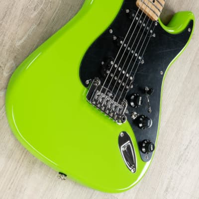 G&L USA Fullerton Deluxe Legacy HB HSS Guitar, Sublime Green, Maple Fretboard, Deluxe Gig Bag image 2
