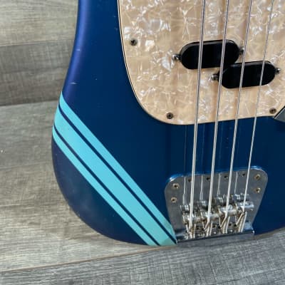 Fender Mustang Bass 1973 Competition Blue image 8