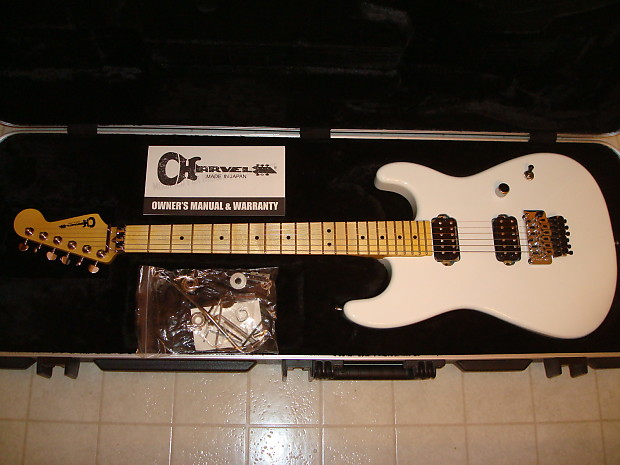 Charvel San Dimas Style 1 HH White Made in JAPAN with Case