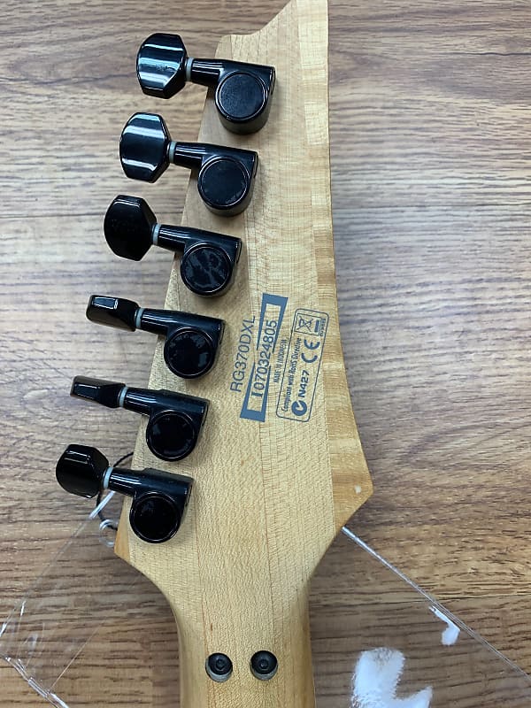 IBANEZ RG370DXL ELECTRIC GUITAR LEFTY BLACK | Reverb