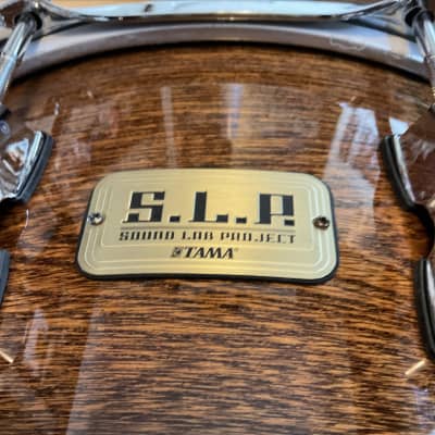 Tama S.L.P. Limited Edition G-Hickory 6.5×14 Snare Drum Gloss Natural Elm image 2