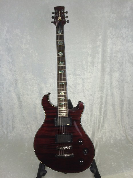 Charvel Desolation DC-1 ST Trans Red Flametop | Reverb