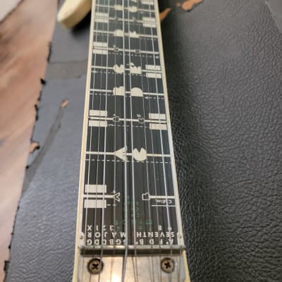 Mel-O-Bar 10 String Slide Guitar Patent Pending Early 1966 Pot Codes White All Original & RARE image 12