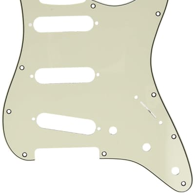 Genuine Fender American Standard Stratocaster Pickguard, 11-Hole - PARCHMENT image 2