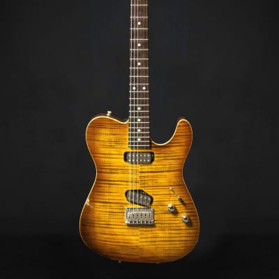 Tom Anderson Guitar Works Drop Top T Tigers Eye Burst (Pre-Owned) for sale