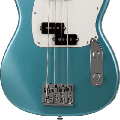 Schecter Banshee Bass Guitar, Vintage Pelham Blue image 2