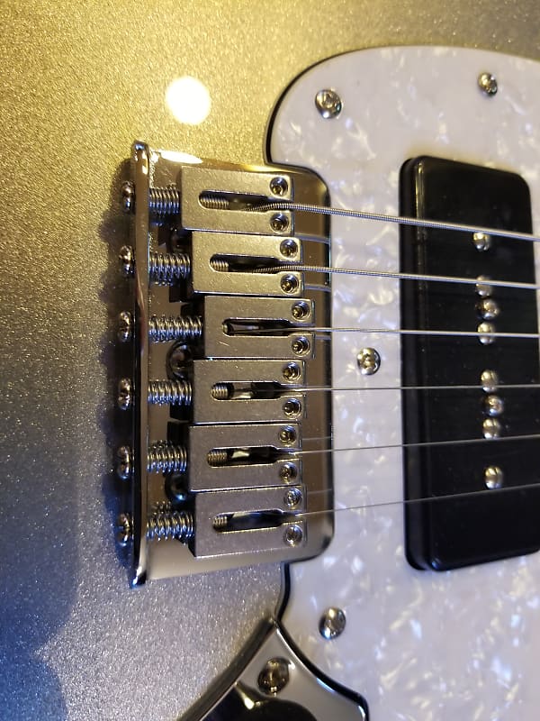 Fender Mustang 90 Silver | Reverb