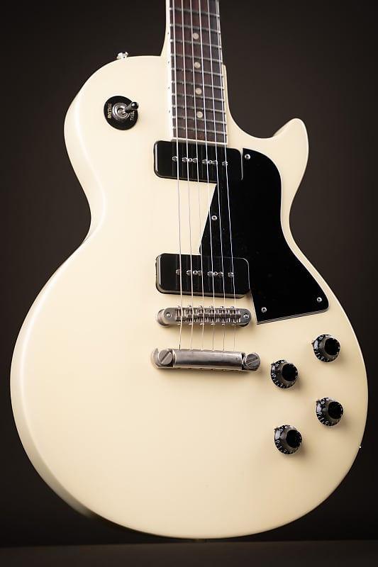 ギター Gibson Les Paul Special White Gibson Les Paul Special Tribute Humbucker (2019) - Worn