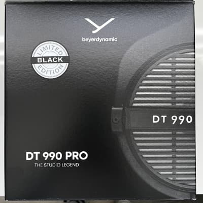 Beyerdynamic DT 990 Pro 250 Ohm Open-Back Over-Ear Monitoring Headphones 2010s - Black/Grey image 1