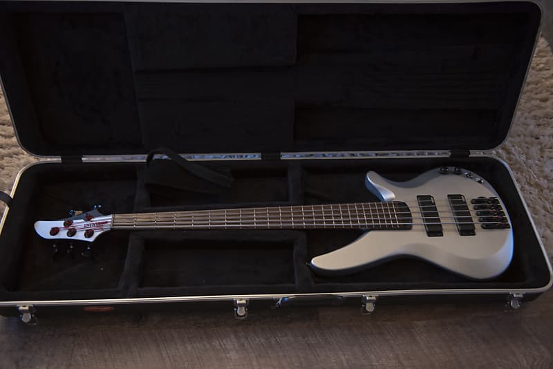 Yamaha RBX775 5-String Bass Guitar Metallic Silver | Reverb