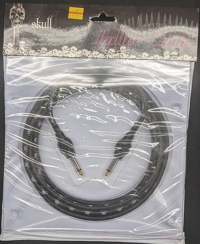 Bullet Cables Skull Black Reverb
