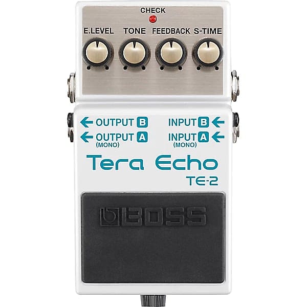 BOSS  TE-2 Tera Echo Guitar Effects Pedal 2024 - White image 1
