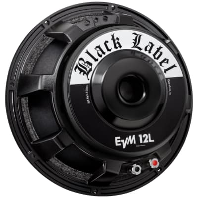 Electro-Voice EVM12L Zakk Wylde Black Label Guitar Speaker (300 Watts, 12"), 8 Ohms