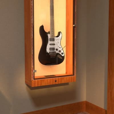 The ShowCase™ Deluxe Guitar Display Case w/Lock, Humidity Control System & LED Lighting | For Acoustics & Electrics image 8