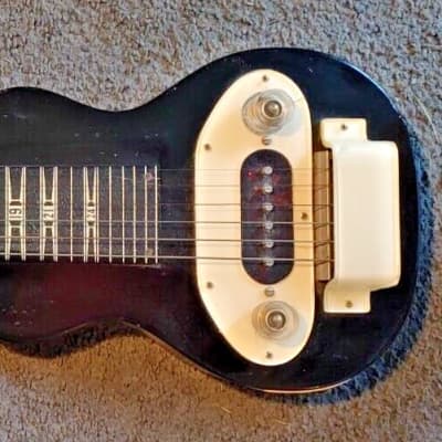 Gibson lap steel guitar 1939 - black image 3