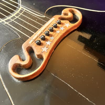 1996 Gibson Everly Brothers J-180 Ebony image 3