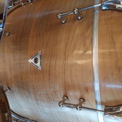 Summit Solid Curly Maple Double Bass Drums: (2)15x22,7x10,8x12,9x13,14x14FT,16x16FT w/6.5x14 Snare image 19