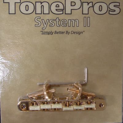 AVR2GP-G TonePros ABR1 Tune-O-Matic Bridge w/Notched G-Force