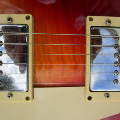 The Samick LP Standard Copy Guitar,  1980's,  Sunburst, Plays/Sounds Good image 5