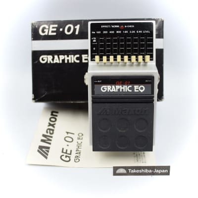 【最安値】 With EQ Graphic GE-01 Maxon Original Pedal Effect Guitar Box ギター