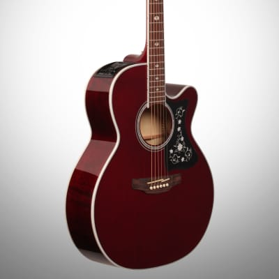 Takamine GN75CE Acoustic-Electric Guitar, Wine Red image 4