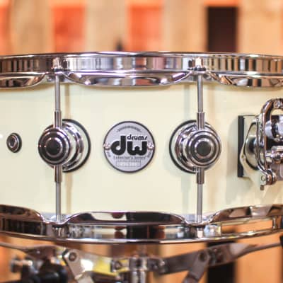 DW 5.5x14 Collector's Maple Solid Double Cream Super Solid Snare Drum - SO#1288929 image 2
