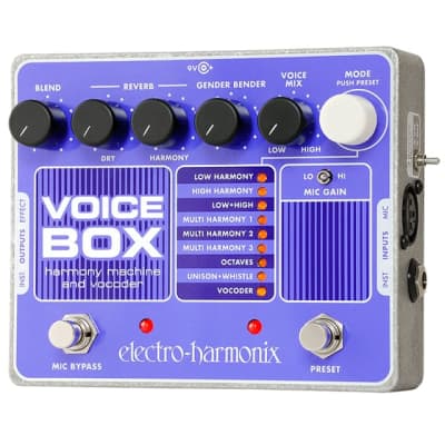 Electro-Harmonix Voice Box Harmony Machine Vocoder Vocal Effect Pedal image 2