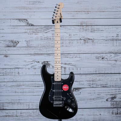 Squier Sonic Stratocaster HSS Electric Guitar | Black image 3