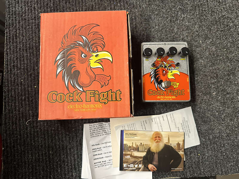 Electro-Harmonix Cock Fight Cocked Talking Wah 2015 - Present - Orange / Gray / Yellow image 1