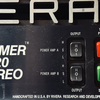 Rivera Hammer 320 Stereo TBR-5 1980s - Black image 3