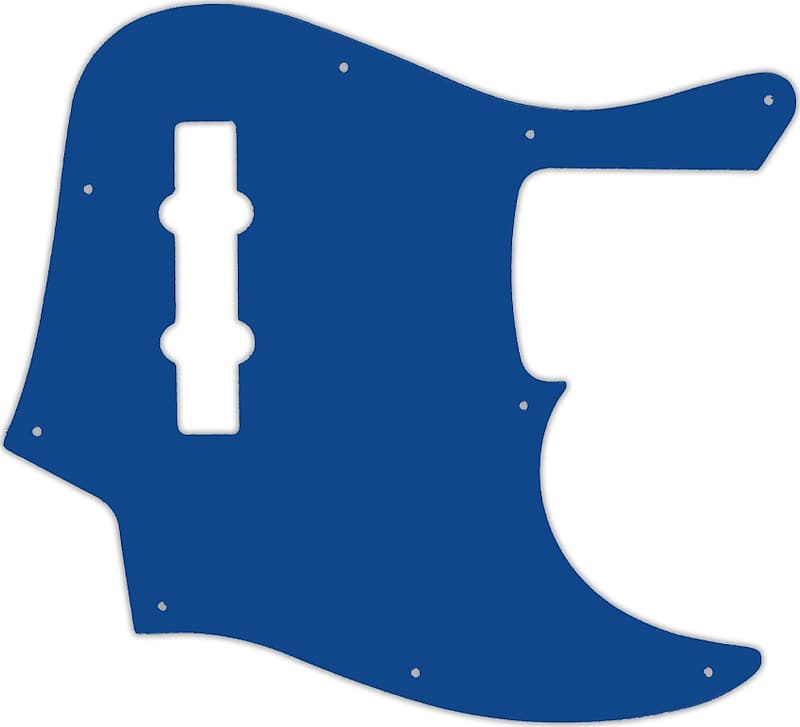 WD Custom Pickguard For Fender American Elite Jazz Bass #08 Blue/White/Blue image 1