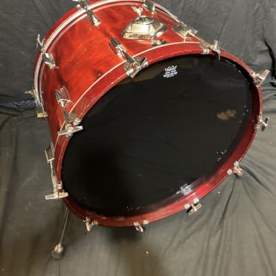 Tama - 24x16" Superstar Bass Drum, Complete! 1980's - Wine Red image 1