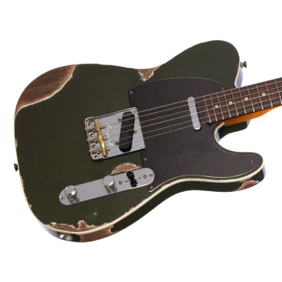 Fender Custom Shop MVP Telecaster Heavy Relic - Antique Olive Drab w/Rosewood Fingerboard - Dealer Select Master Vintage Player Series Electric Guitar - NEW! image 3