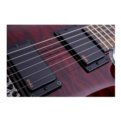 Schecter Hellraiser C-1 6-String Electric Guitar (Right Hand, Black Cherry) image 7