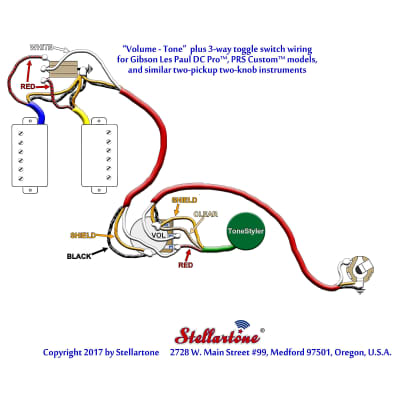 Tone Control - TONESTYLER BRIDGE TEN LONG multi-capacitor selector switch - Stellartone Custom Guitar & Bass Electronics image 8