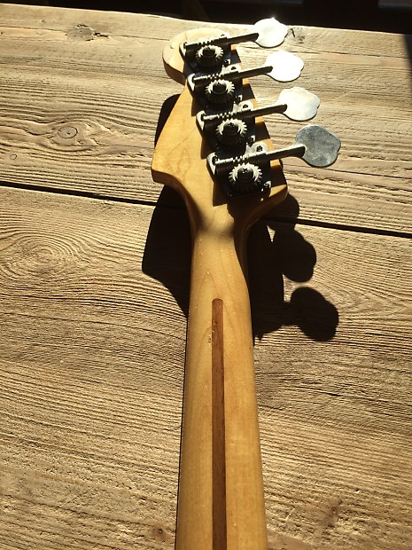1975 Fender Jazz Bass Neck / Bound Maple / Mother of Pearl