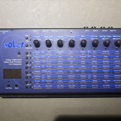 Dave Smith Instruments Evolver Desktop Monophonic Synthesizer 2002 - 2016 - Blue