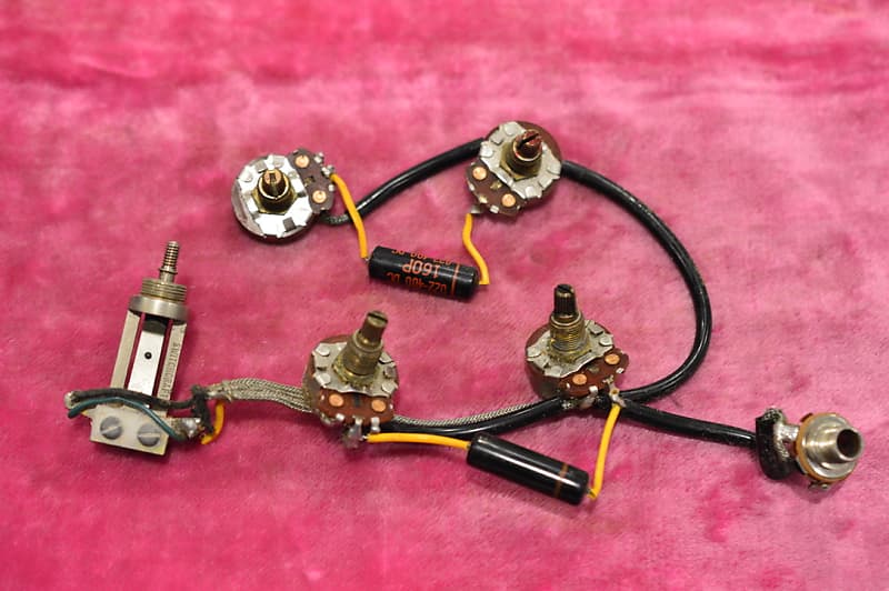 Vintage 1960s Gibson ES335 mono wiring harness ES335 Es345 Reverb