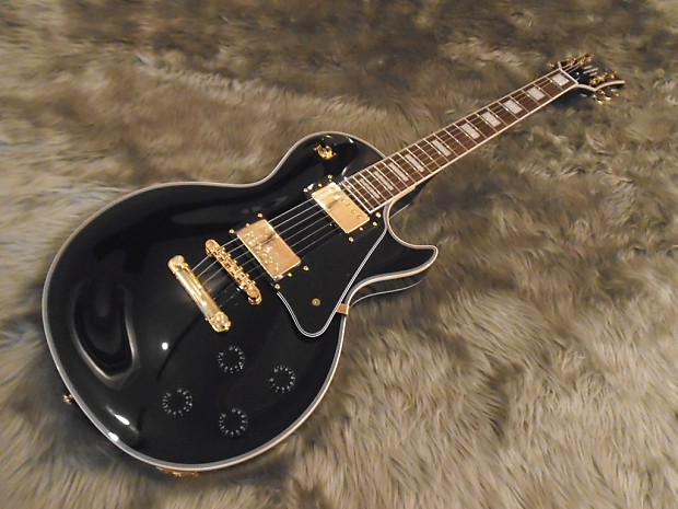 ギター GUITAR ESP-GRASS ROOTS - LES PAUL CUSTOM Grass Roots Les Paul Custom Black G-LP-CTM Electric Guitar W