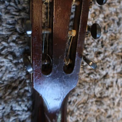 Vintage 1930s Regal Parlor Guitar Rare Children's Size Waverly Tuners Pre War Martin Washburn Ditson image 6